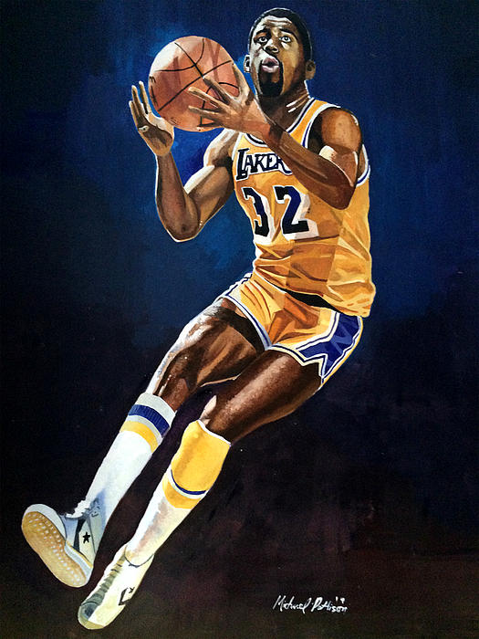 Magic Johnson Art for Sale