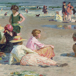 Manhattan Beach  by Edward Henry Potthast