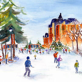 Meewasin Skating Rink by Pat Katz