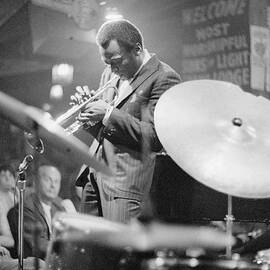 Miles Davis Performing In Nightclub by Bettmann
