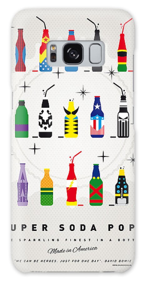 Superhero Soda Pop Bottles Galaxy Case