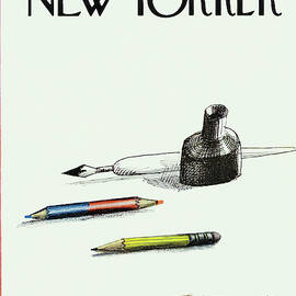 New Yorker January 6th, 1975 by Saul Steinberg