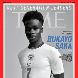 Next Generation Leaders - Bukayo Saka by Photograph by Campbell Addy for TIME