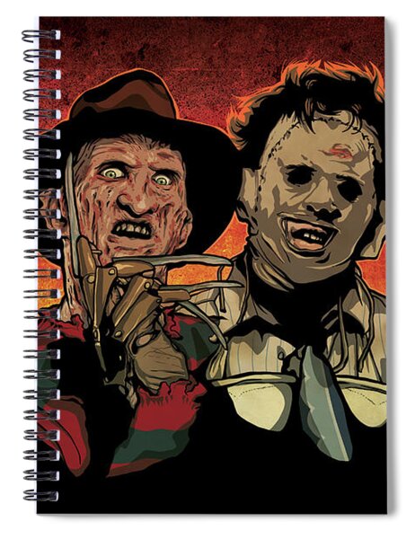 Icons of Horror Assembled Spiral Notebook