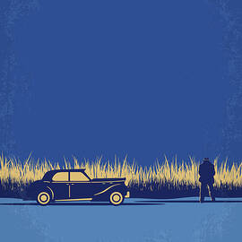 No686-1 My Godfather I minimal movie poster by Chungkong Art