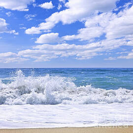 Ocean surf by Elena Elisseeva