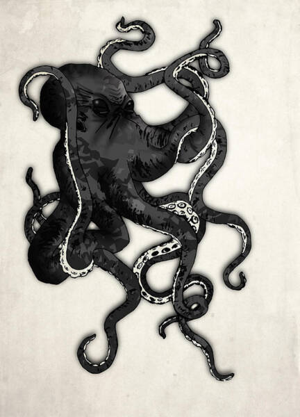 Intricate Octopus Design Wall Art