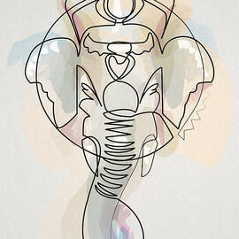 One line Ganesh by Quibe Sarl