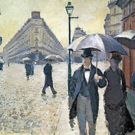 Paris a Rainy Day by Gustave Caillebotte