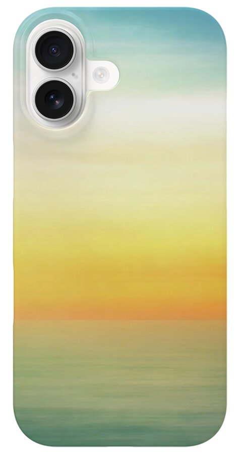 Tranquil Ocean Horizon at Sunset iPhone Case