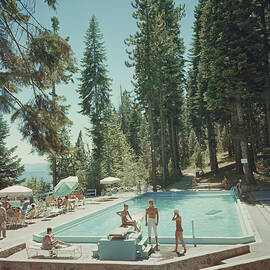 Pool At Lake Tahoe by Slim Aarons