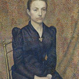 Portrait Of The Artists Sister, 1891 By Georges Lemmen by Georges Lemmen
