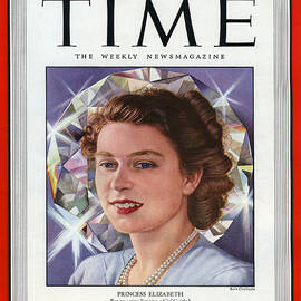 Princess Elizabeth, 1947 by Boris Chaliapin