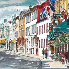 Quebec Old City Canada by Anthony Butera