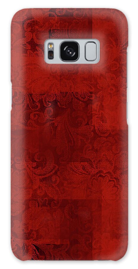 Red Abstract Galaxy Case