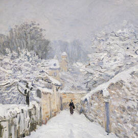 Snow at Louveciennes by Alfred Sisley