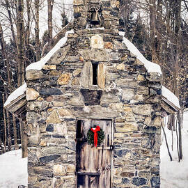 Stone Chapel in the Woods Trapp Family Lodge Stowe Vermont by Edward Fielding