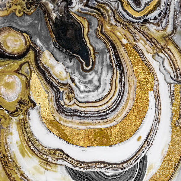 Abstract Geode Pattern Wall Art