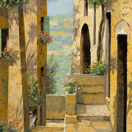 stradina a St Paul de Vence by Guido Borelli