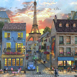 Streets of Paris by Dominic Davison