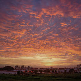 Sunset Over Odemiera Portugal