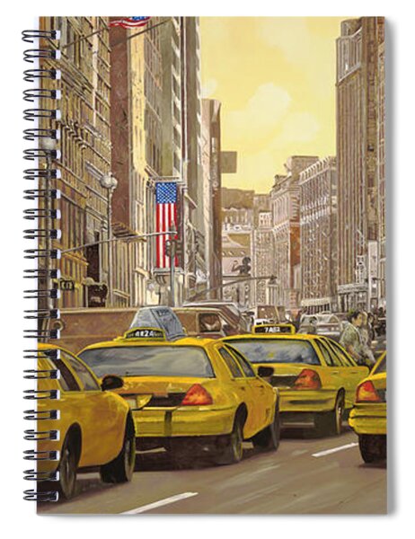 Busy New York City Street Spiral Notebook