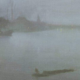 Thames   Nocturne in Blue and Silver by James McNeill Whistler