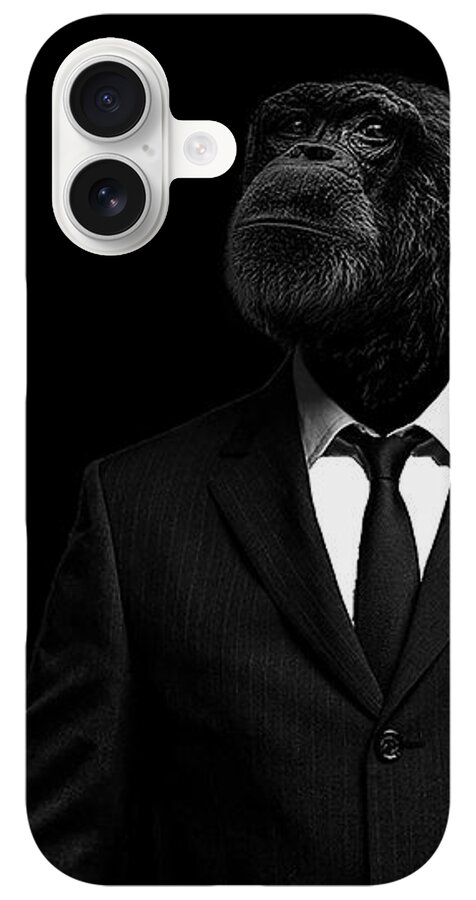 Ape in a Suit iPhone Case