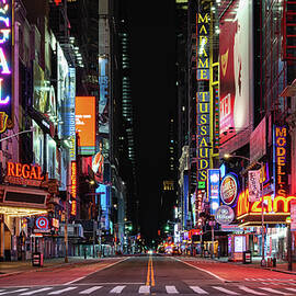 Times Square - Covid-19 by Randy Lemoine