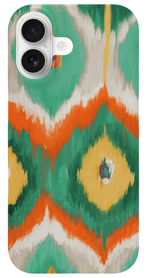 Vibrant Abstract Geometric Pattern iPhone Case
