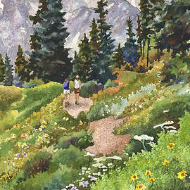 Two Hikers by Anne Gifford