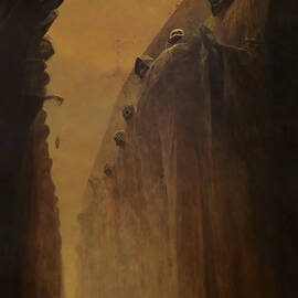 Untitled - Death Valey by Zdzislaw Beksinski
