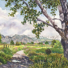 View from Stearns Lake by Anne Gifford