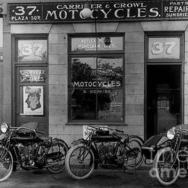 Vintage Motorcycle Dealership by Jon Neidert