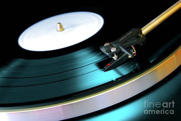 Spinning Vinyl Record Wall Art