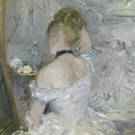 Woman at Her Toilette by Berthe Morisot
