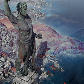 wonders the Colossus of Rhodes by Te Hu