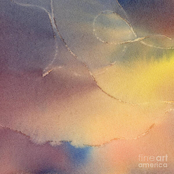 Dreamy Pastel Abstract Landscape Wall Art