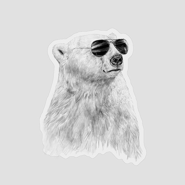 Polar Bear with Sunglasses Sticker
